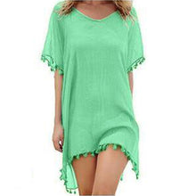 Load image into Gallery viewer, Women Beach Cover Up Lace Hollow Crochet Swimsuit Beach Dress Women