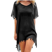 Load image into Gallery viewer, Women Beach Cover Up Lace Hollow Crochet Swimsuit Beach Dress Women