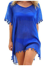 Load image into Gallery viewer, Women Beach Cover Up Lace Hollow Crochet Swimsuit Beach Dress Women