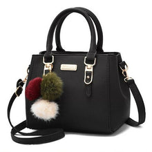 Load image into Gallery viewer, Women Beading Pendant Handbag Ladies Embossed Shoulder Bag  PU Leather