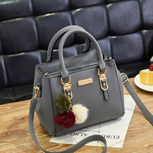 Load image into Gallery viewer, Women Beading Pendant Handbag Ladies Embossed Shoulder Bag  PU Leather
