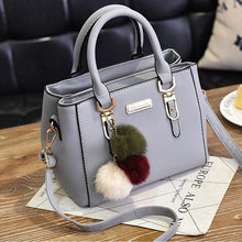 Load image into Gallery viewer, Women Beading Pendant Handbag Ladies Embossed Shoulder Bag  PU Leather