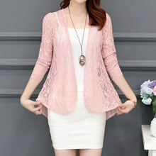 Load image into Gallery viewer, Women Blous Summer Kimono Tops Fashion Woman Blouses White Lace Blouse - Sophornlilly