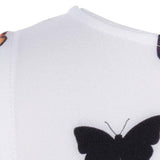 Women Bohemia Mini Dress Summer Butterfly Print Sleeveless Retro - Sophornlilly