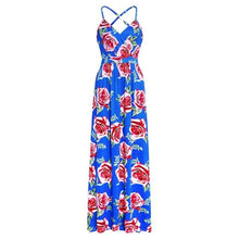 Load image into Gallery viewer, Women Boho Floral Print Sundress Maxi Beach Evening Elegant Summer - Sophornlilly
