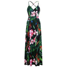 Load image into Gallery viewer, Women Boho Floral Print Sundress Maxi Beach Evening Elegant Summer - Sophornlilly