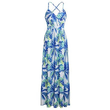 Load image into Gallery viewer, Women Boho Floral Print Sundress Maxi Beach Evening Elegant Summer - Sophornlilly
