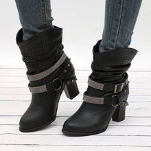 Load image into Gallery viewer, Women Boots Autumn High Heels Shoes Female Rivet