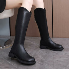 Load image into Gallery viewer, Women Boots Over Knee Winter Footwear Shoes Round Toe  Luxury Designer