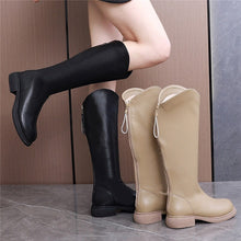 Load image into Gallery viewer, Women Boots Over Knee Winter Footwear Shoes Round Toe  Luxury Designer