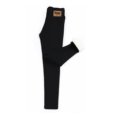 Load image into Gallery viewer, Women Butterfly Print Warm Winter Velvet Wool Cashmere Pants Trousers
