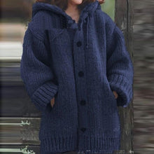 Load image into Gallery viewer, Women Cardigans Sweater Coat Warm Jacket Loose Wool Knitted Coat