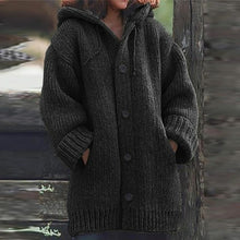 Load image into Gallery viewer, Women Cardigans Sweater Coat Warm Jacket Loose Wool Knitted Coat