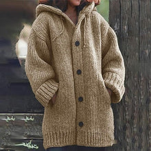 Load image into Gallery viewer, Women Cardigans Sweater Coat Warm Jacket Loose Wool Knitted Coat