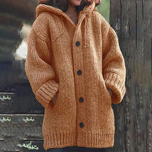 Load image into Gallery viewer, Women Cardigans Sweater Coat Warm Jacket Loose Wool Knitted Coat