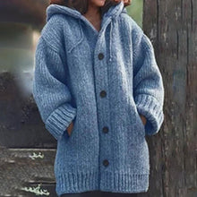 Load image into Gallery viewer, Women Cardigans Sweater Coat Warm Jacket Loose Wool Knitted Coat