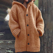 Load image into Gallery viewer, Women Cardigans Sweater Coat Warm Jacket Loose Wool Knitted Coat
