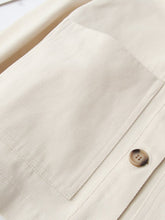 Load image into Gallery viewer, Casual Autumn Crop Jacket Shirt Single Breasted Vintage Long