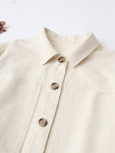 Load image into Gallery viewer, Casual Autumn Crop Jacket Shirt Single Breasted Vintage Long