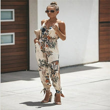 Load image into Gallery viewer, Casual Sleeveless V Neck Jumpsuit