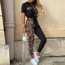 Load image into Gallery viewer, Women Casual Solid Color Jumpsuit Spring Deep V Neck Button Shirt - Sophornlilly