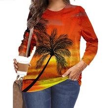 Load image into Gallery viewer, Women Clothes Beach View 3D Printed T Shirt