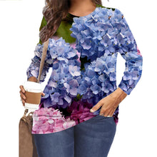 Load image into Gallery viewer, Women Clothing Beauty Floral 3D Printed T Shirt