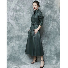 Load image into Gallery viewer, Coat Natural 100% Winter Fashion Sheepskin Genuine Leather Long