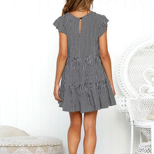 Load image into Gallery viewer, Women Dress Country Style Striped Sleeveless Casual Summer Beach