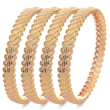 Load image into Gallery viewer, Women Dubai 24K Bracelets Gold Color Bangles India Nigeria African - Sophornlilly