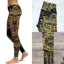 Load image into Gallery viewer, Women Eagle Printed Leegings Girls High Waist Pants Vintage Clothing
