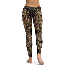 Load image into Gallery viewer, Women Eagle Printed Leegings Girls High Waist Pants Vintage Clothing