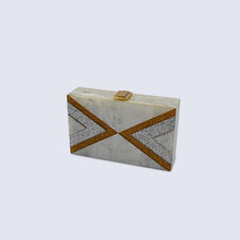 Load image into Gallery viewer, Women Evening Bag Acrylic Box Sequied Geomatric Party Clutch Purse