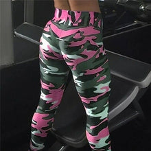 Load image into Gallery viewer, Women Fashion Camouflage Printing Elasticity Leggings Camouflage