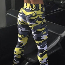 Load image into Gallery viewer, Women Fashion Camouflage Printing Elasticity Leggings Camouflage