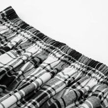 Load image into Gallery viewer, Women Fashion Casual Plaid SkirtWith Pockets  Vintage High Waist