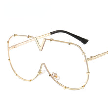 Load image into Gallery viewer, Fashion Luxury Vintage Big Frame Uv400 Sunglasses