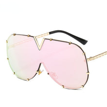 Load image into Gallery viewer, Fashion Luxury Vintage Big Frame Uv400 Sunglasses