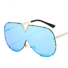Load image into Gallery viewer, Fashion Luxury Vintage Big Frame Uv400 Sunglasses