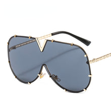 Load image into Gallery viewer, Fashion Luxury Vintage Big Frame Uv400 Sunglasses