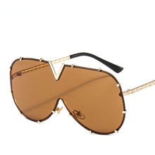 Load image into Gallery viewer, Fashion Luxury Vintage Big Frame Uv400 Sunglasses