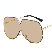 Load image into Gallery viewer, Fashion Luxury Vintage Big Frame Uv400 Sunglasses
