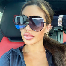 Load image into Gallery viewer, Fashion Luxury Vintage Big Frame Uv400 Sunglasses