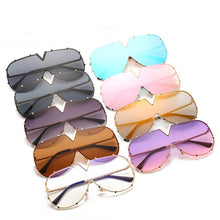Load image into Gallery viewer, Fashion Luxury Vintage Big Frame Uv400 Sunglasses