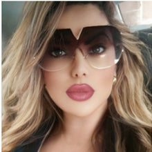 Load image into Gallery viewer, Fashion Luxury Vintage Big Frame Uv400 Sunglasses