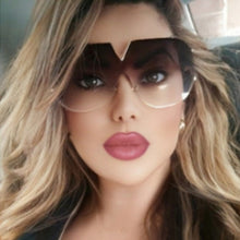 Load image into Gallery viewer, Fashion Luxury Vintage Big Frame Uv400 Sunglasses
