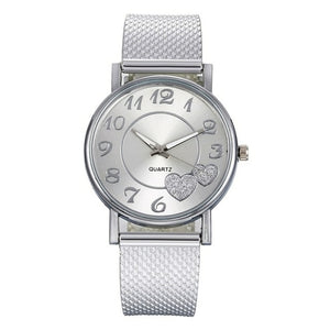 Women Fashion Quartz Alloy Watch New Ladies Simple Mesh Belt Watches - Sophornlilly