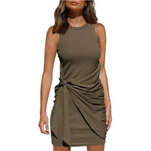 Load image into Gallery viewer, Women Fashion Sleeveless Ruched Drawstring Summer Casual Office - Sophornlilly