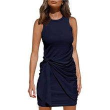 Load image into Gallery viewer, Women Fashion Sleeveless Ruched Drawstring Summer Casual Office - Sophornlilly