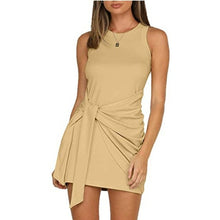 Load image into Gallery viewer, Women Fashion Sleeveless Ruched Drawstring Summer Casual Office - Sophornlilly